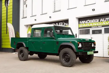 LAND ROVER DEFENDER 130 Crew 2.5 TD5 Belize Green +Eredeti Magyar Autó +3X-s GARANCIA !!