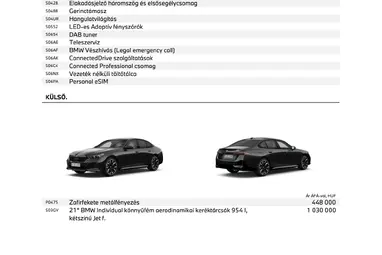BMW 540d xDrive (Automata) ÁFA-s CSAK 420km!! Black Sapphire+Gyári GARANCIA +M Pro+Azonnal Átvehető!!