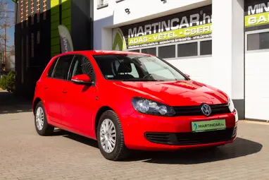 VOLKSWAGEN GOLF VI 1.4 Trendline Tornado Red +Vezetett Szervizkönyv +Keveset futott +3X-s GARANCIA !!