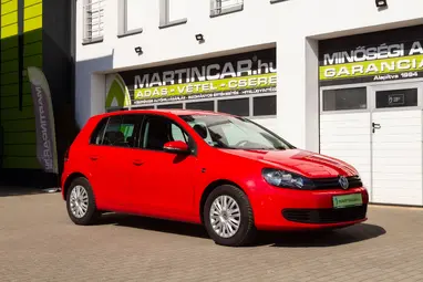 VOLKSWAGEN GOLF VI 1.4 Trendline Tornado Red +Vezetett Szervizkönyv +Keveset futott +3X-s GARANCIA !!