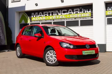 VOLKSWAGEN GOLF VI 1.4 Trendline Tornado Red +Vezetett Szervizkönyv +Keveset futott +3X-s GARANCIA !!