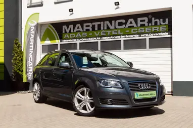 AUDI A3 1.9 TDI Ambition DPF Meteor Grey Metallic +Vezérlés csere +Vezetett Szervizkönyv +3X-s GARANCIA !!