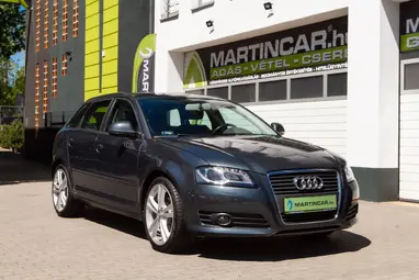 AUDI A3 1.9 TDI Ambition DPF Meteor Grey Metallic +Vezérlés csere +Vezetett Szervizkönyv +3X-s GARANCIA !!