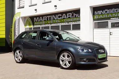 AUDI A3 1.9 TDI Ambition DPF Meteor Grey Metallic +Vezérlés csere +Vezetett Szervizkönyv +3X-s GARANCIA !!