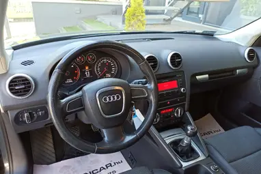 AUDI A3 1.9 TDI Ambition DPF Meteor Grey Metallic +Vezérlés csere +Vezetett Szervizkönyv +3X-s GARANCIA !!