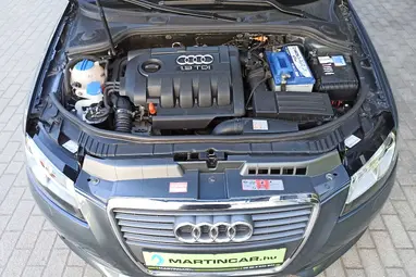 AUDI A3 1.9 TDI Ambition DPF Meteor Grey Metallic +Vezérlés csere +Vezetett Szervizkönyv +3X-s GARANCIA !!