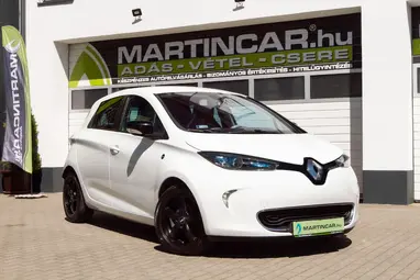 RENAULT ZOE Intens Q210 Glacier White +White Gloss enteriör +Full vez. Szervíz előélet +3X-s GARANCIA!!