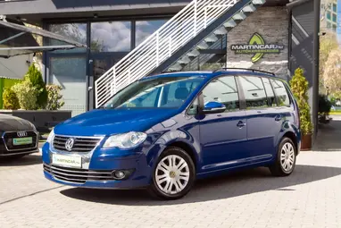 VOLKSWAGEN TOURAN 2.0 PD TDI Trendline Family DSG Biscay Blue Metallic +Eredeti MAGYAR Auto +7 személy +3X-s GARANCIA !!