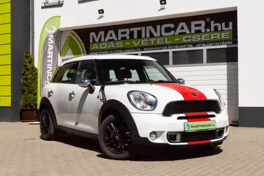 MINI MINI COOPER Countryman 1.6 S ALL4 Light White+Végig Vezetett Szervizkönyv+ Mo.-i 1- Tulaj+ 3X-s GARANCIA !!