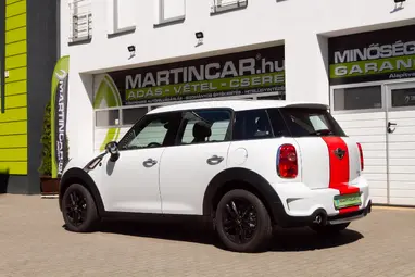 MINI MINI COOPER Countryman 1.6 S ALL4 Light White+Végig Vezetett Szervizkönyv+ Mo.-i 1- Tulaj+ 3X-s GARANCIA !!