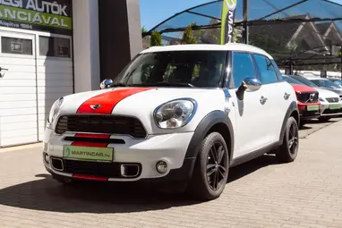 MINI MINI COOPER Countryman 1.6 S ALL4 Light White+Végig Vezetett Szervizkönyv+ Mo.-i 1- Tulaj+ 3X-s GARANCIA !!