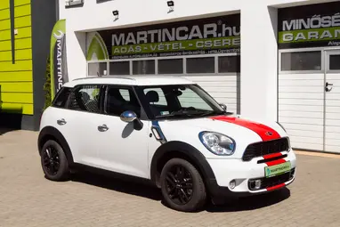 MINI MINI COOPER Countryman 1.6 S ALL4 Light White+Végig Vezetett Szervizkönyv+ Mo.-i 1- Tulaj+ 3X-s GARANCIA !!