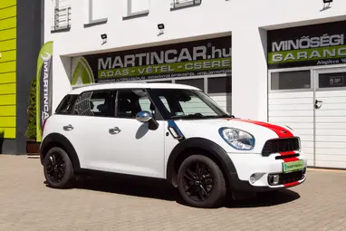 MINI MINI COOPER Countryman 1.6 S ALL4 Light White+Végig Vezetett Szervizkönyv+ Mo.-i 1- Tulaj+ 3X-s GARANCIA !!