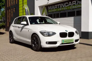 BMW 118d Alpine White+ Mo.-i 1.tulaj+ Vezérlés Csere+ Rendszeres Szerviz+ 3X.-s GARANCIA !!