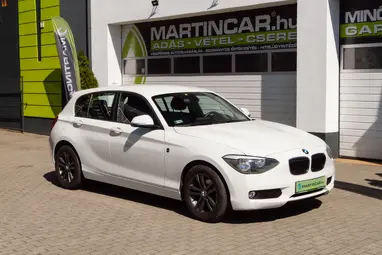 BMW 118d Alpine White+ Mo.-i 1.tulaj+ Vezérlés Csere+ Rendszeres Szerviz+ 3X.-s GARANCIA !!
