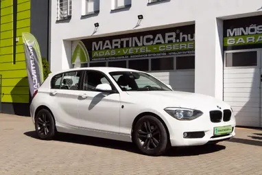 BMW 118d Alpine White+ Mo.-i 1.tulaj+ Vezérlés Csere+ Rendszeres Szerviz+ 3X.-s GARANCIA !!