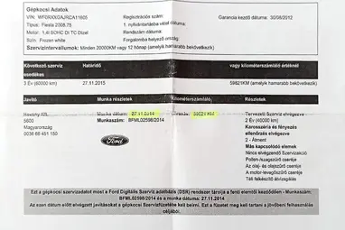 FORD FIESTA Van 1.4 TDCi Ambiente EURO5 Diamond White+ Eredeti Mo.-i+ ÁFÁS!!!+ 3X-S GARANCIA !!