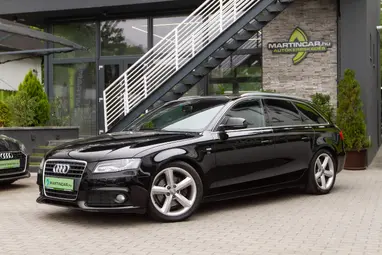 AUDI A4 Avant 2.0 TDI DPF Black Metallic+3X S-SLINE+ Vezérlés Csere+ Mo.-i 1. tulaj +3X-s GARANCIA !!
