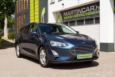 FORD FOCUS 1.5 EcoBlue Technology +Jeans Blue Metallic +Mo.-i  1.Tulaj +Kevés Km ++ ÁFÁS+!!!