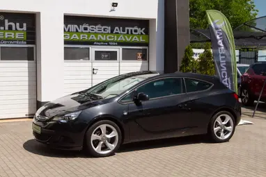 OPEL ASTRA J GTC 1.6 T Enjoy Carbon Flash +Vezetett Szervizkönyv+ Kitűnő Állapot+ Mo-i 1-Tulaj+ 3X-S GARANCIA !!