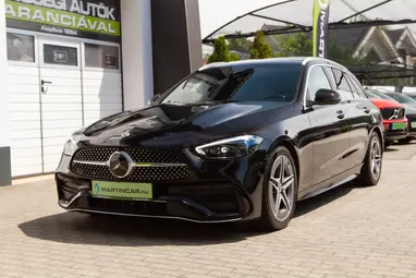 MERCEDES-BENZ C 220 T d 4Matic 9G-TRONIC Mild hybrid drive Obsidian Black+4-es SZERVÍZCSOMAG +AMG Line+Végig Vez. Szervizkönyv +3X-s GARANCIA !!