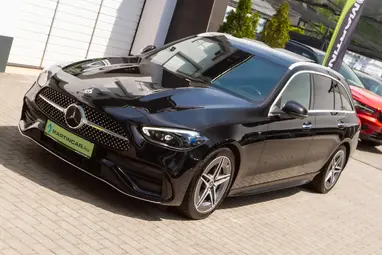 MERCEDES-BENZ C 220 T d 4Matic 9G-TRONIC Mild hybrid drive Obsidian Black+4-es SZERVÍZCSOMAG +AMG Line+Végig Vez. Szervizkönyv +3X-s GARANCIA !!