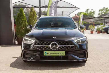 MERCEDES-BENZ C 220 T d 4Matic 9G-TRONIC Mild hybrid drive Obsidian Black+4-es SZERVÍZCSOMAG +AMG Line+Végig Vez. Szervizkönyv +3X-s GARANCIA !!