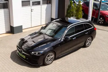 MERCEDES-BENZ C 220 T d 4Matic 9G-TRONIC Mild hybrid drive Obsidian Black+4-es SZERVÍZCSOMAG +AMG Line+Végig Vez. Szervizkönyv +3X-s GARANCIA !!
