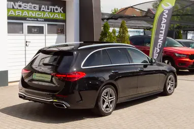 MERCEDES-BENZ C 220 T d 4Matic 9G-TRONIC Mild hybrid drive Obsidian Black+4-es SZERVÍZCSOMAG +AMG Line+Végig Vez. Szervizkönyv +3X-s GARANCIA !!