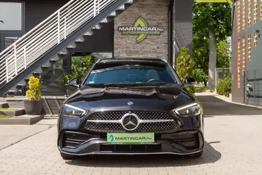 MERCEDES-BENZ C 220 T d 4Matic 9G-TRONIC Mild hybrid drive Obsidian Black+4-es SZERVÍZCSOMAG +AMG Line+Végig Vez. Szervizkönyv +3X-s GARANCIA !!