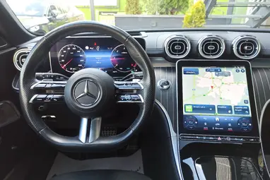 MERCEDES-BENZ C 220 T d 4Matic 9G-TRONIC Mild hybrid drive Obsidian Black+4-es SZERVÍZCSOMAG +AMG Line+Végig Vez. Szervizkönyv +3X-s GARANCIA !!
