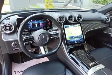 MERCEDES-BENZ C 220 T d 4Matic 9G-TRONIC Mild hybrid drive Obsidian Black+4-es SZERVÍZCSOMAG +AMG Line+Végig Vez. Szervizkönyv +3X-s GARANCIA !!