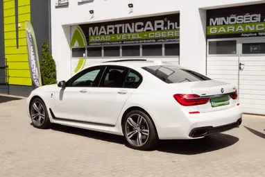 BMW 730d xDrive (Automata) Mineral White Metallic+ Végig Vez. Szervízkönyv+ Keveset Futott+ 3X-s GARANCIA!!