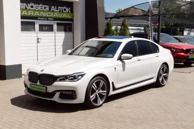 BMW 730d xDrive (Automata) Mineral White Metallic+ Végig Vez. Szervízkönyv+ Keveset Futott+ 3X-s GARANCIA!!