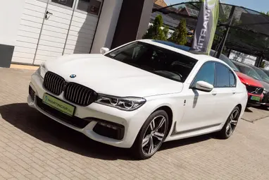 BMW 730d xDrive (Automata) Mineral White Metallic+ Végig Vez. Szervízkönyv+ Keveset Futott+ 3X-s GARANCIA!!