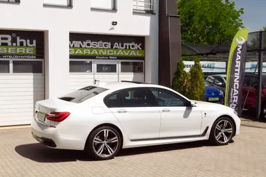 BMW 730d xDrive (Automata) Mineral White Metallic+ Végig Vez. Szervízkönyv+ Keveset Futott+ 3X-s GARANCIA!!