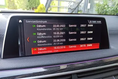 BMW 730d xDrive (Automata) Mineral White Metallic+ Végig Vez. Szervízkönyv+ Keveset Futott+ 3X-s GARANCIA!!