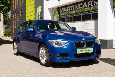 BMW 120d M-Sport Estoril Blau+ Mo-i 1. tulaj+ Teljes M Sports package+ 3X-S GARANCIA!!!