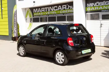 NISSAN MICRA 1.2 Acenta Super Black+ Keveset Futott+ Vezetett Szervízkönyv+Friss Műszaki+ 3X-S GARANCIA!