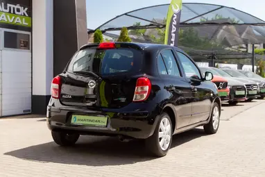 NISSAN MICRA 1.2 Acenta Super Black+ Keveset Futott+ Vezetett Szervízkönyv+Friss Műszaki+ 3X-S GARANCIA!