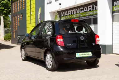 NISSAN MICRA 1.2 Acenta Super Black+ Keveset Futott+ Vezetett Szervízkönyv+Friss Műszaki+ 3X-S GARANCIA!