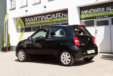 NISSAN MICRA 1.2 Acenta Super Black+ Keveset Futott+ Vezetett Szervízkönyv+Friss Műszaki+ 3X-S GARANCIA!