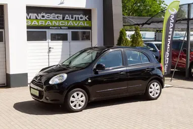 NISSAN MICRA 1.2 Acenta Super Black+ Keveset Futott+ Vezetett Szervízkönyv+Friss Műszaki+ 3X-S GARANCIA!