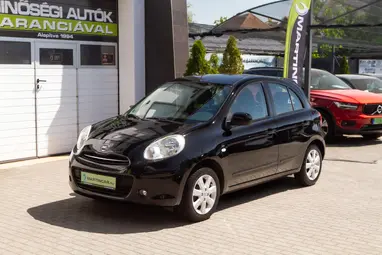 NISSAN MICRA 1.2 Acenta Super Black+ Keveset Futott+ Vezetett Szervízkönyv+Friss Műszaki+ 3X-S GARANCIA!