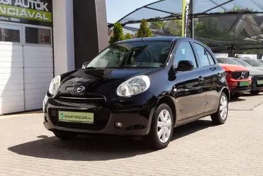 NISSAN MICRA 1.2 Acenta Super Black+ Keveset Futott+ Vezetett Szervízkönyv+Friss Műszaki+ 3X-S GARANCIA!
