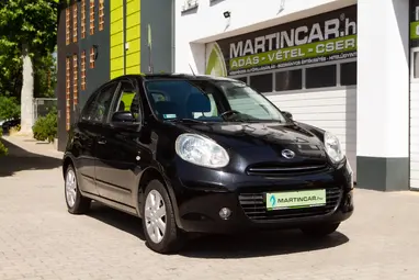 NISSAN MICRA 1.2 Acenta Super Black+ Keveset Futott+ Vezetett Szervízkönyv+Friss Műszaki+ 3X-S GARANCIA!