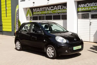 NISSAN MICRA 1.2 Acenta Super Black+ Keveset Futott+ Vezetett Szervízkönyv+Friss Műszaki+ 3X-S GARANCIA!