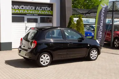 NISSAN MICRA 1.2 Acenta Super Black+ Keveset Futott+ Vezetett Szervízkönyv+Friss Műszaki+ 3X-S GARANCIA!