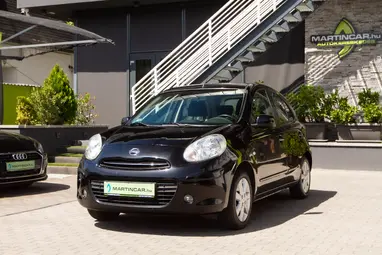 NISSAN MICRA 1.2 Acenta Super Black+ Keveset Futott+ Vezetett Szervízkönyv+Friss Műszaki+ 3X-S GARANCIA!