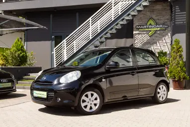 NISSAN MICRA 1.2 Acenta Super Black+ Keveset Futott+ Vezetett Szervízkönyv+Friss Műszaki+ 3X-S GARANCIA!